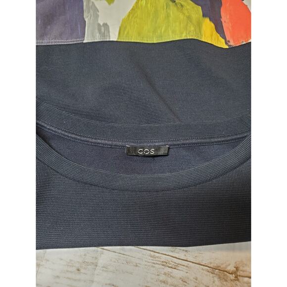 COS Top Womens Small Art To Wear Lagenlook Boho Colorful Minimalist - Picture 7 of 9